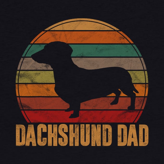 Dachshund Dad Vintage Retro by Xamgi